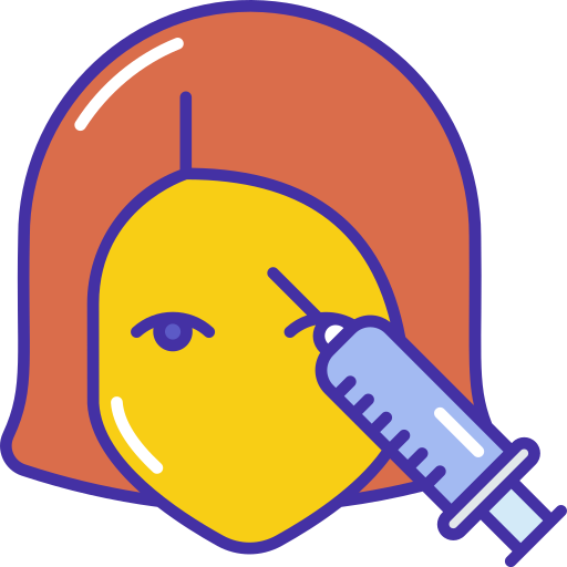 Botox treatment icon representing wrinkle reduction and facial rejuvenation by Dr. Prerna Sharma, Dermatologist and Skin Specialist in Bhopal.