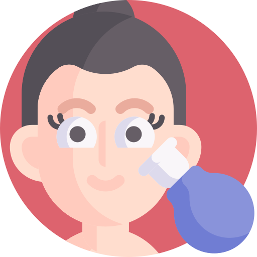 Under Eye Treatment icon representing dark circle reduction, eye rejuvenation, and under-eye skin care by Dr. Prerna Sharma, Dermatologist and Skin Specialist in Bhopal.